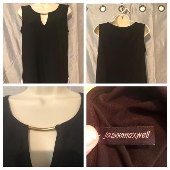 Jasonmaxwell black blouse size - Picture 4 of 8